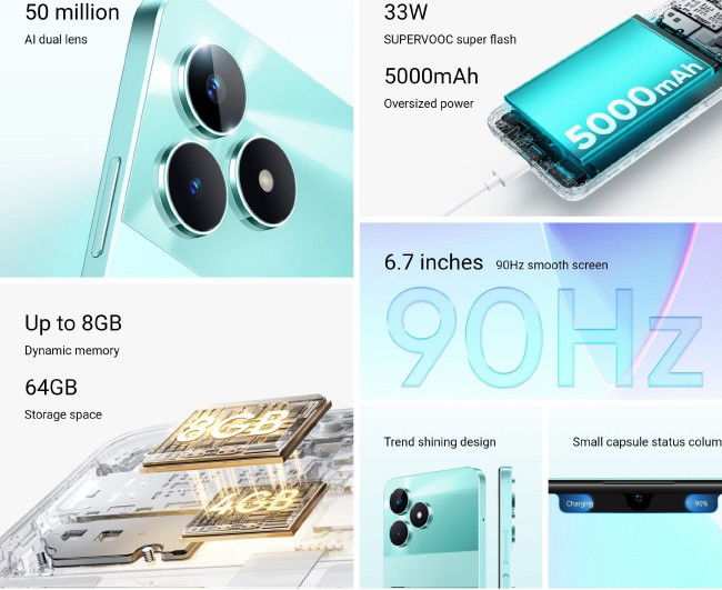 smartphone Realme C51