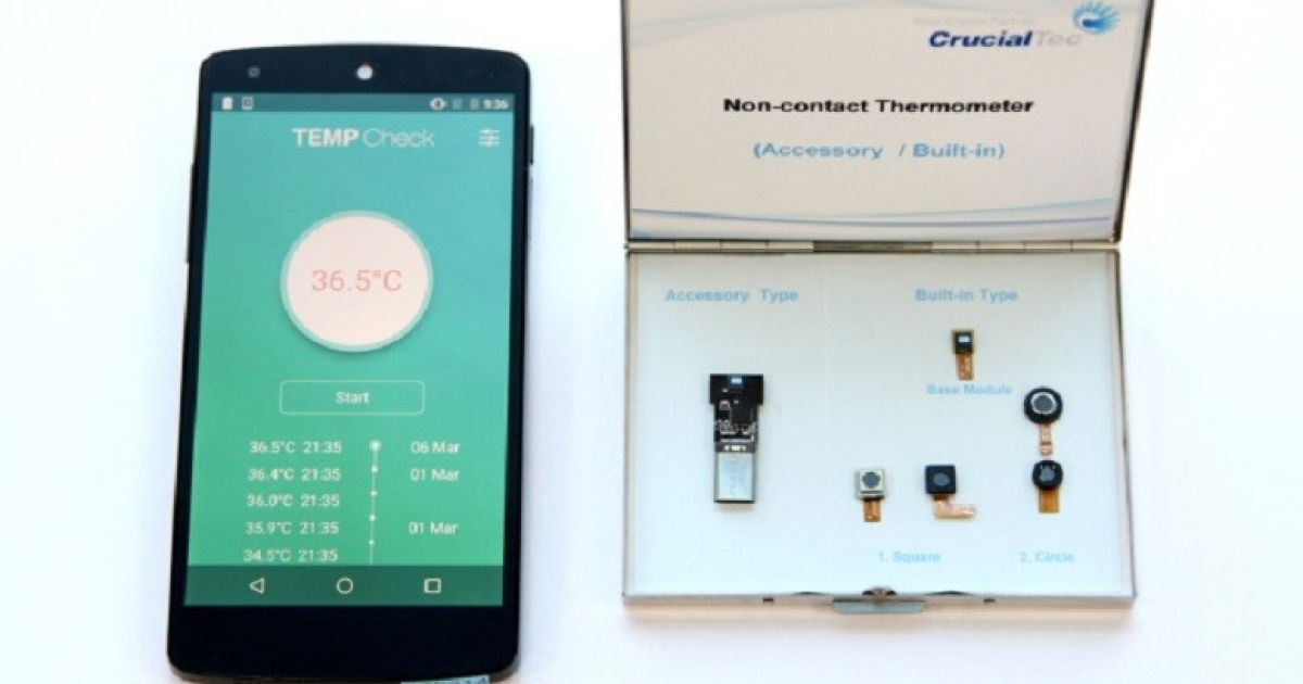Sensor que mede a tua temperatura com o smartphone a ser desenvolvido