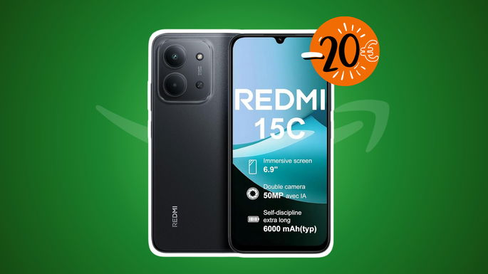 Xiaomi Redmi 15C com o cupão de 20 euros