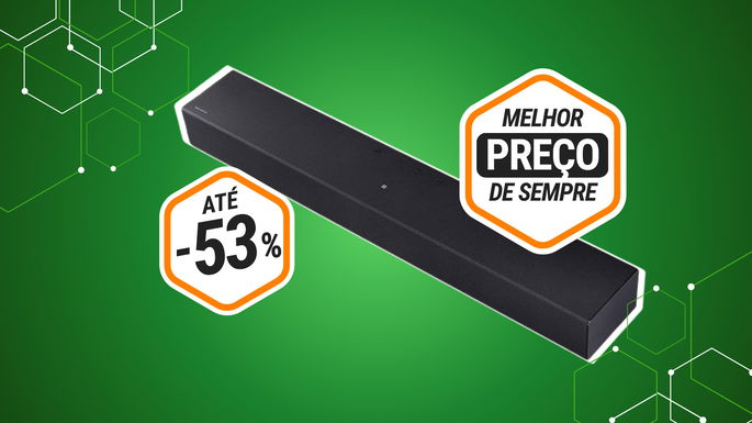 soundbar Samsung HW-B400F/ZF comd esconto de 53%