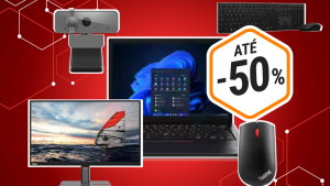 Só esta semana: a Lenovo está com descontos até 50% em portáteis, tablets e muito mais