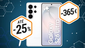 Só hoje: Samsung Galaxy S26 Ultra de 256 GB está 365 € mais barato na Amazon