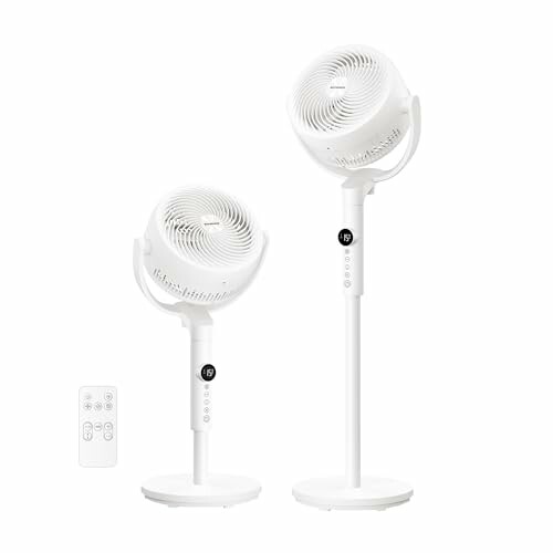 SONGMICS Ventilador de Pie 120° 15 Velocidades