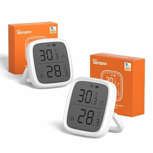 SONOFF SNZB-02D Zigbee LCD Sensor inteligente de temperatura