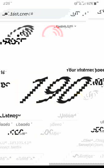 Starlink Speedtest