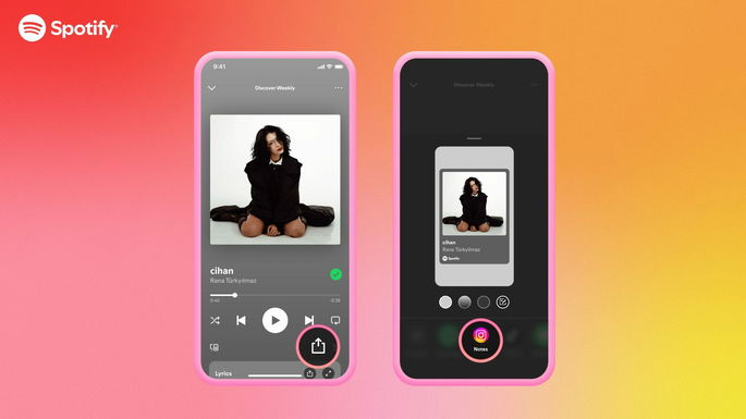 Spotify e instagram
