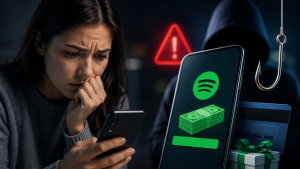 Spotify e Youtube estão a “oferecer dinheiro”? Não caias neste novo esquema