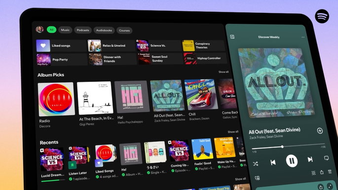 Spotify lan&ccedil;a nova app para tablets com melhorias muito bem-vindas