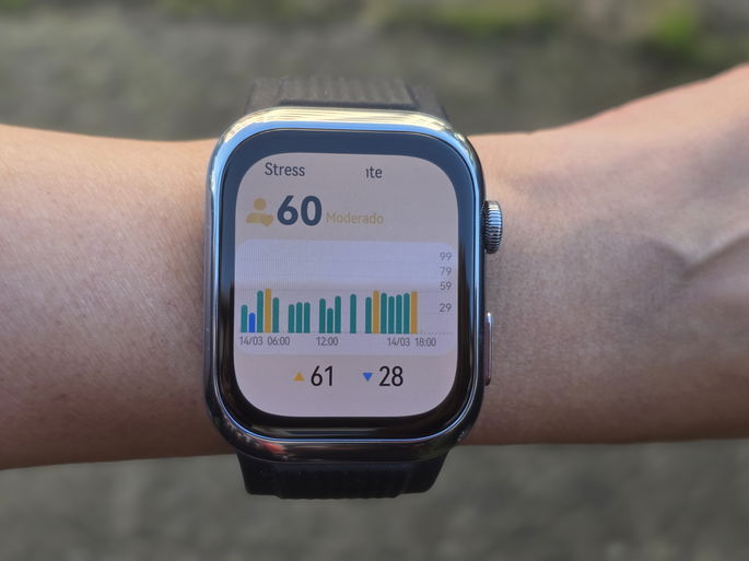 Huawei Watch D2 níveis de stress