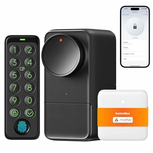 SwitchBot Lock Pro+Teclado Táctil+Hub Mini