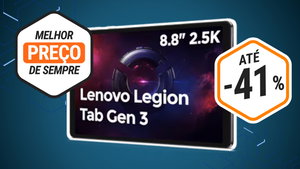 Tablet Lenovo com 165 Hz, 12 GB de RAM e desconto 41% está ao menor preço