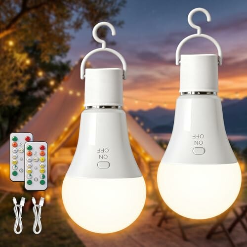 TaoFiaCo 7 W E27 Lâmpada Recargável USB
