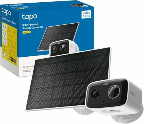 Tapo C400 Kit, c&acirc;mara de vigil&acirc;ncia Wi-Fi exterior, 1080p, IP65, solar