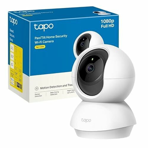 Tapo C&acirc;mara de vigil&acirc;ncia WiFi interior 360&deg; 1080p C200C