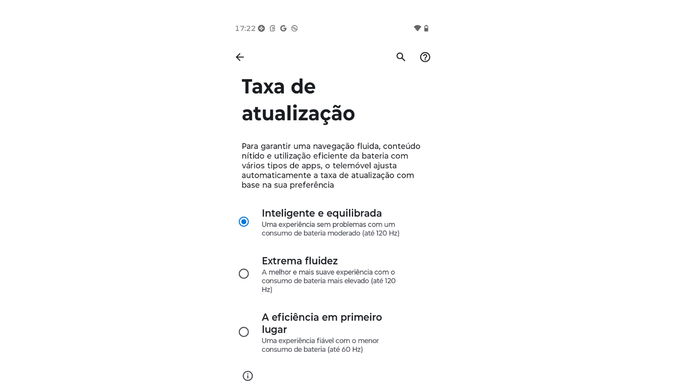 Taxa de atualiza&ccedil;&atilde;o