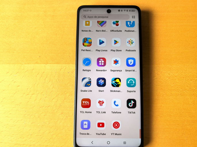 TCL 50 Pro NXTpaper interface