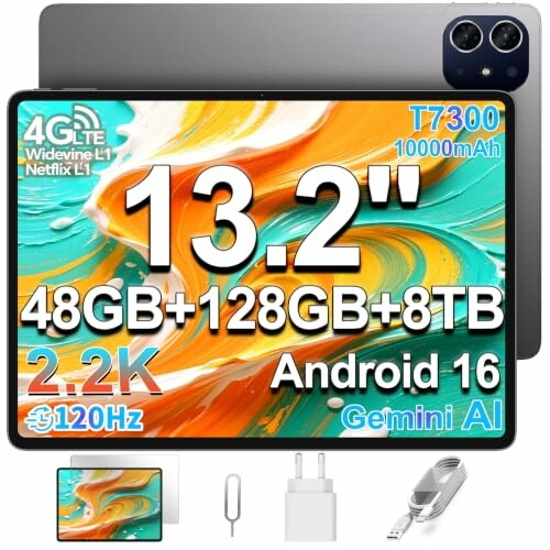 TECLAST ArtPad Tablet 13,2" 2.2K Android 16, 48 GB RAM, 128 GB