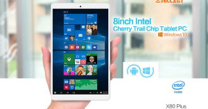 DEAL ALERT: Dual-BOOT Teclast X80 Plus com Windows 10 + Android 5.1 por 85€