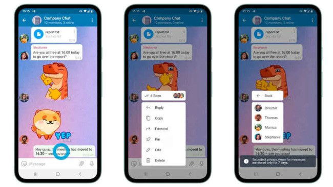 Telegram app