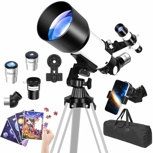 Telesc&oacute;pio Refractor 70/400 para Crian&ccedil;as