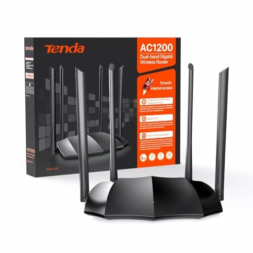 Tenda AC8 - Router WiFi AC1200, banda dupla (5 GHz/2,4 GHz)