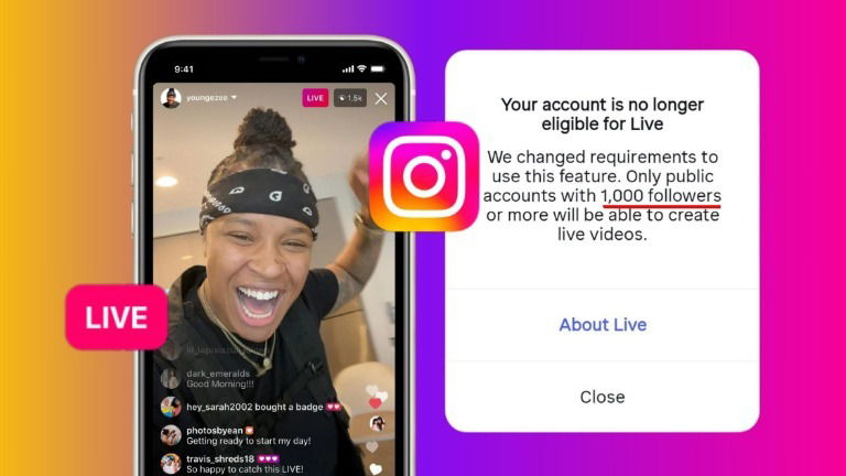 Tens menos de 1.000 seguidores no Instagram? Já não podes usar essa funcionalidade