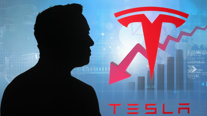 Tesla em queda na europa