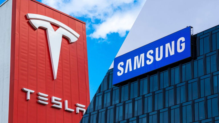 Tesla fecha mega-acordo com a Samsung para chips de IA (e o mercado já reagiu)