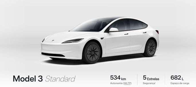 Tesla Model 3 Standart Portugal