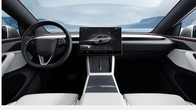 Interior do Tesla Model YL