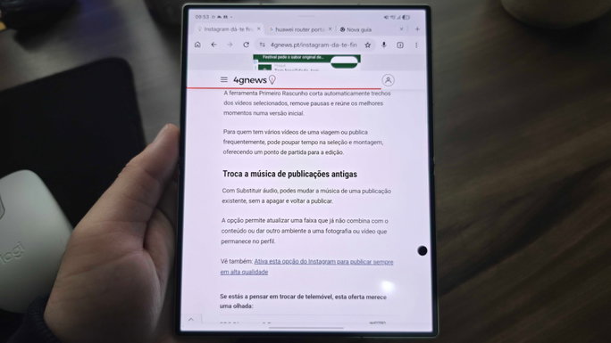 Testei o Z Fold 8 e o estilo passaporte tornou-se o meu favorito entre os dobr&aacute;veis