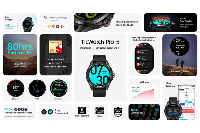ticwatch pro 5