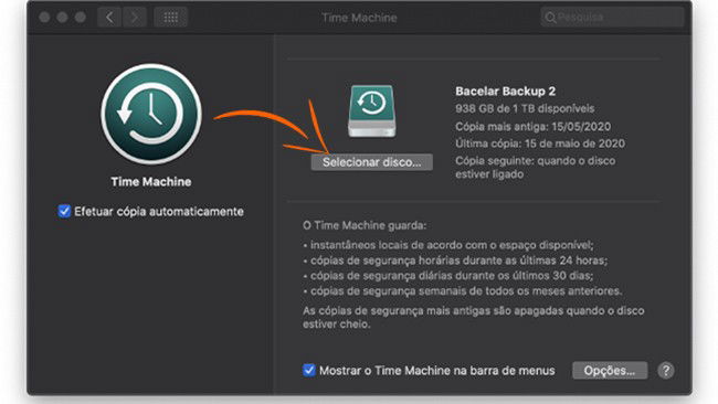 Apple Time Machine macOS