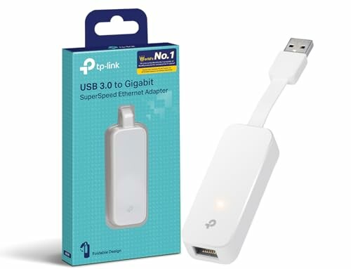 TP-Link Adaptador UE300 - USB 3.0 A Gigabit Ethernet 10/100/1000, PC ou portáteis, branco