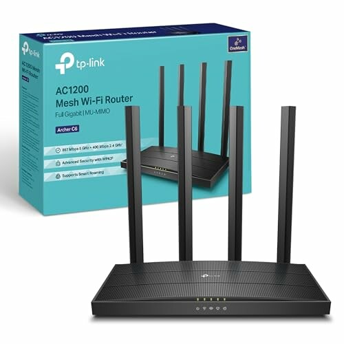 TP-Link Archer C6 - AC1200 Router WIFi, banda dupla