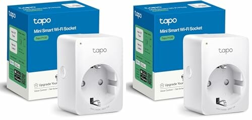 TP-Link Tapo P100, tomada inteligente Wi-Fi, pack de 2, branca