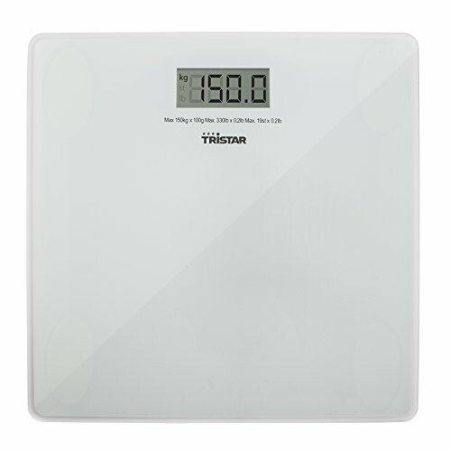 TriStar WG-2419 Balança de design ultraplano e vidro de segurança temperado