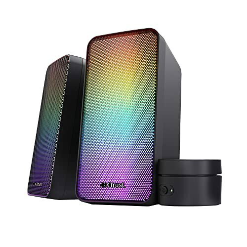 Trust Gaming GXT 611 Wezz Altifalantes PC 2.0 com iluminação RGB