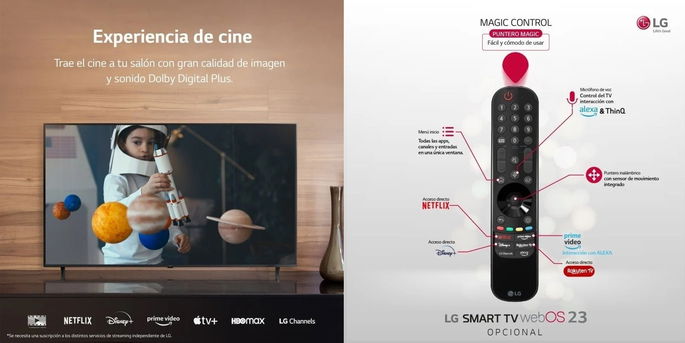 TV LG UltraHD 4K de 43&rsquo;'