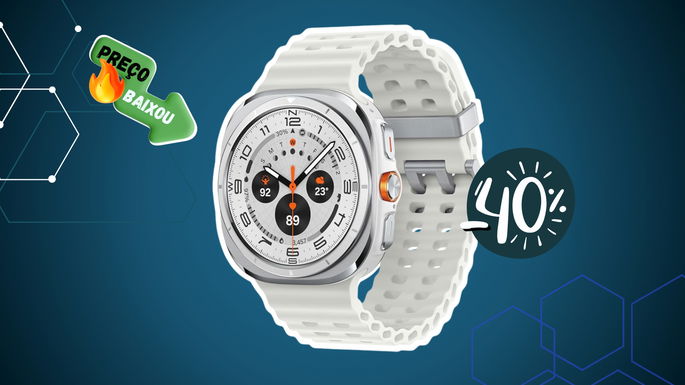 Samsung Galaxy Watch Ultra está com um desconto de 43%