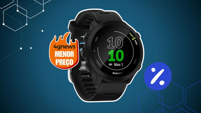 Garmin Forerunner 55 está com 23% de desconto