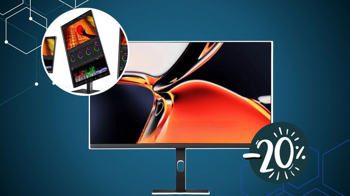 Monitor Xiaomi A27Ui 27” 4K UHD IPS com desconto de 20%
