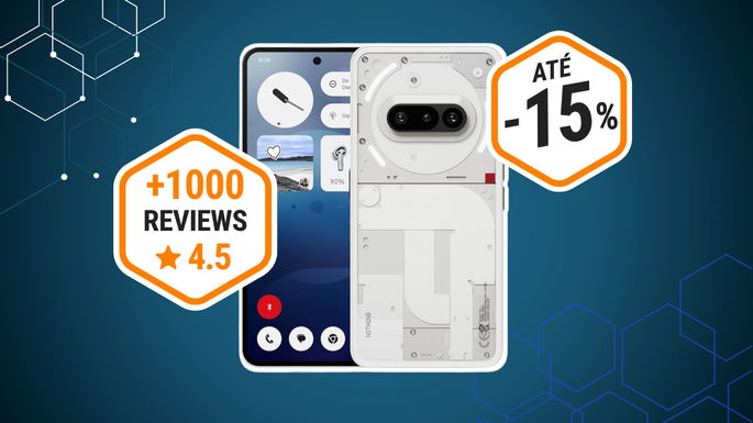 Nothing Phone (3a) com desconto até 15%