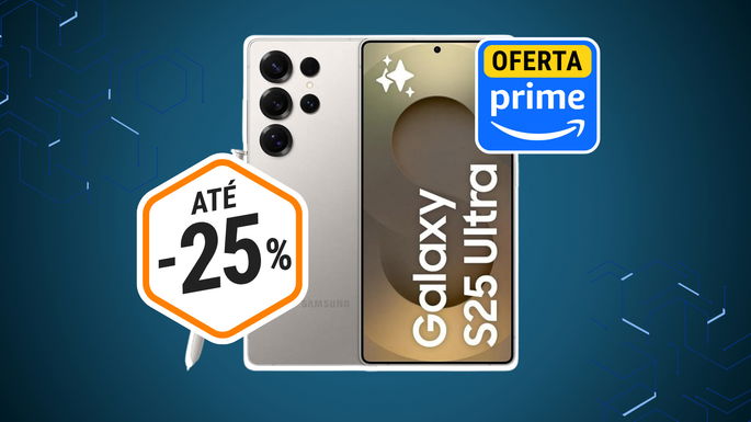 Samsung Galaxy S25 Ultra com desconto de 25%