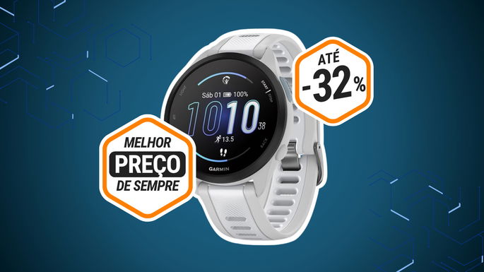 Gamin Forerunner 165 Music com desconto de 32%