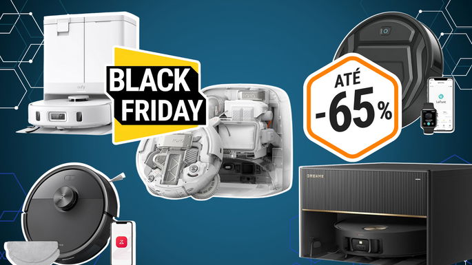 Aspiradores robos com desconto de até 65%