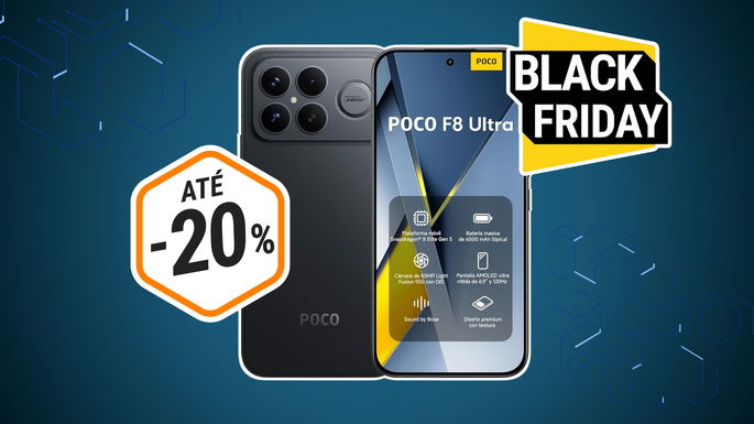 novo POCO F8 Ultra com desconto de até 20%
