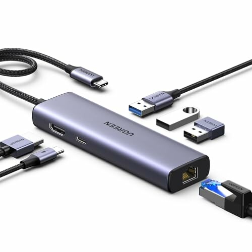 UGREEN Revodok 1061 Hub USB-C 6 em 1, Ethernet Gigabit