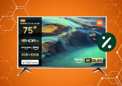 Última chance de levar a XIAOMI TV F Pro 75” QLED com desconto de 13% na Amazon!