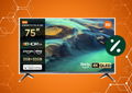 Última chance de levar a XIAOMI TV F Pro 75” QLED com desconto de 13% na Amazon!